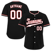 Custom Black Classic Style White Personalized Authentic Baseball Jersey BSBJ01-bd0fad0